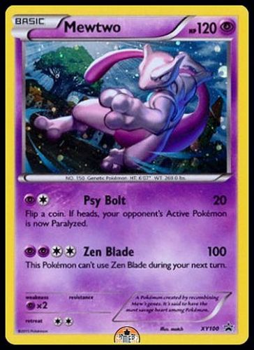 Mewtwo - XY100 - Mega Mewtwo Collection Promo